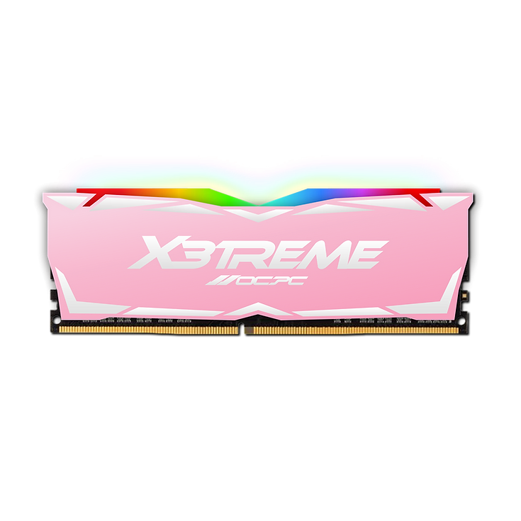 Operatīvā atmiņa 8Gb DDR4 3200MHz OCPC X3 RGB Pink (MMX3A8GD432C16PK)