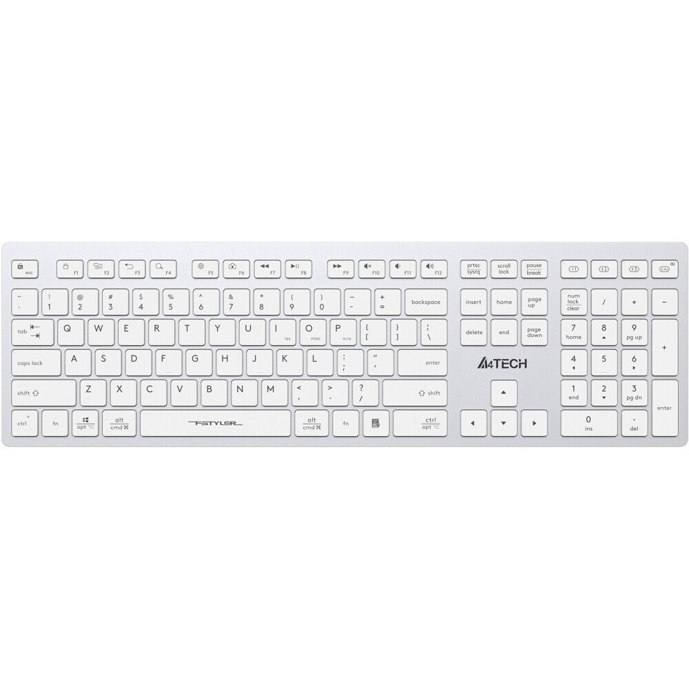 Tastatūra A4Tech FBX50C White