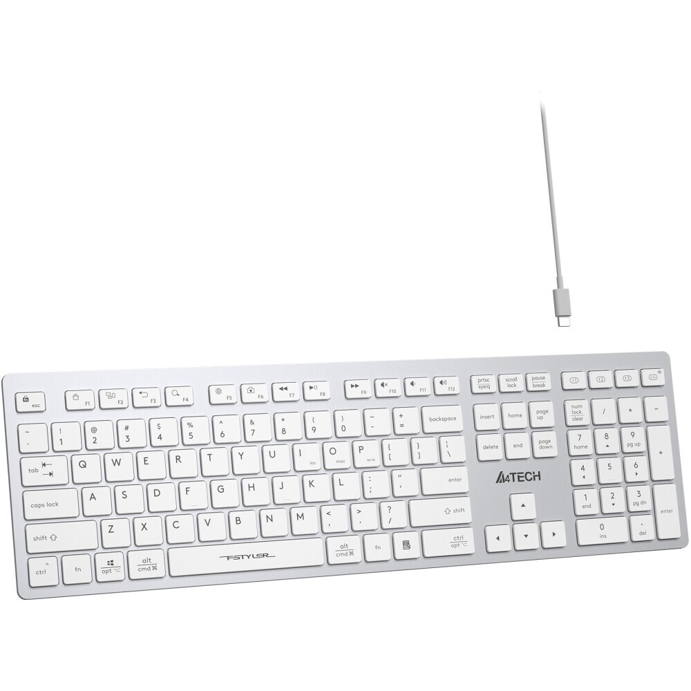Tastatūra A4Tech FBX50C White - foto 4