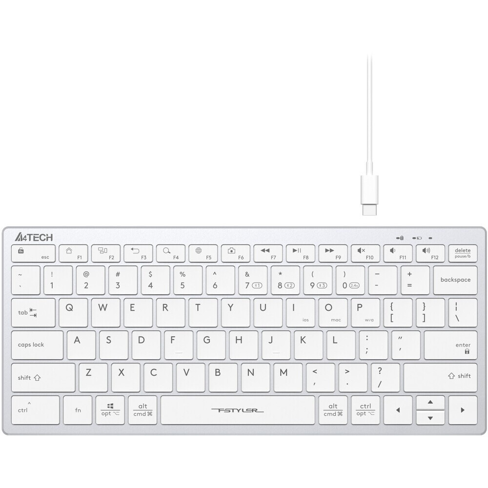 Tastatūra A4Tech FBX51C White - foto 2