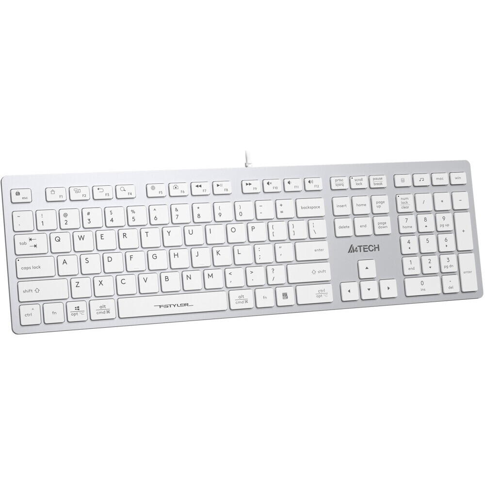 Tastatūra A4Tech Fstyler FX50 White - foto 3