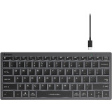 Tastatūra A4Tech Fstyler FX61 Grey/White