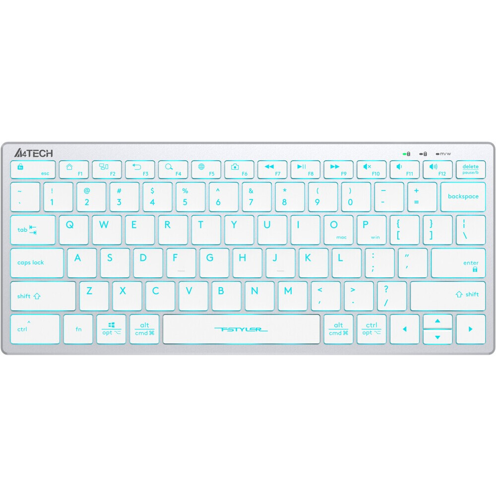 Clavier A4Tech Fstyler FX61 White/Blue