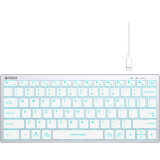 Tastatūra A4Tech Fstyler FX61 White/Blue