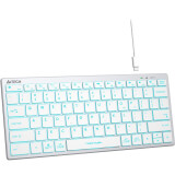 Tastatūra A4Tech Fstyler FX61 White/Blue