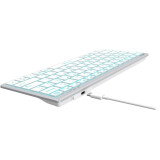 Tastatūra A4Tech Fstyler FX61 White/Blue