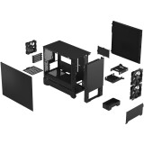 Datoru korpuss Fractal Design Pop Mini Silent Black Solid (FD-C-POS1M-01)
