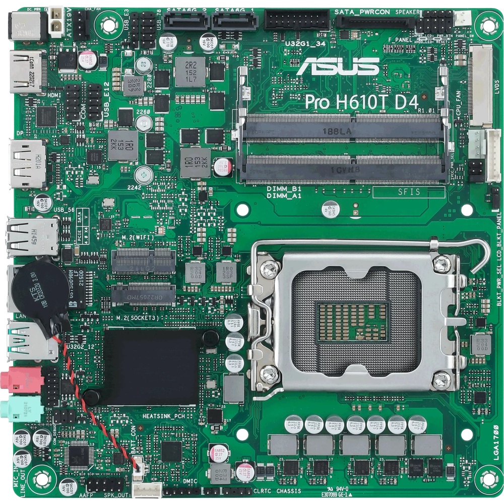 Pamatplate ASUS PRO H610T D4-CSM