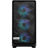 Datoru korpuss Fractal Design Meshify 2 RGB Black TG Light Tint (FD-C-MES2A-06)