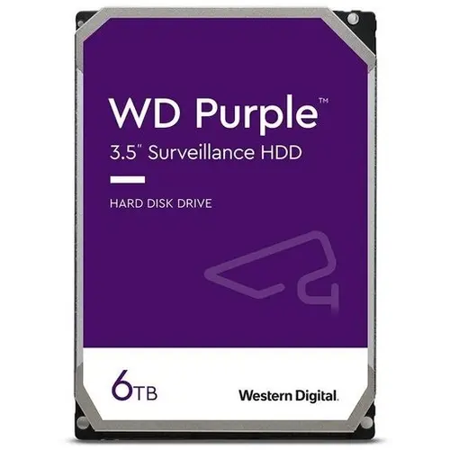 Disque dur 6TB SATA-III WD Purple (WD64PURZ)