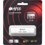 Clé USB 32Gb HIPER Groovy C32 White (HI-USBOTG32GBU787W)