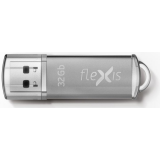 USB zibatmiņa 32Gb Flexis RB-108 Silver (FUB20032RB-108)