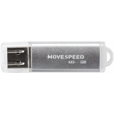 USB zibatmiņa 8Gb Move Speed M3 Silver (M3-8G)