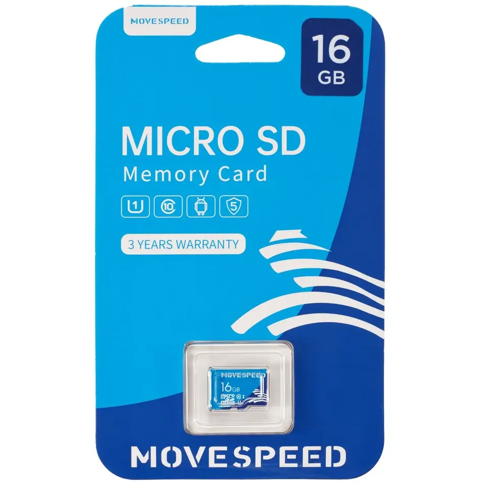Atmiņas kartes 16Gb MicroSD Move Speed FT100 (YSTFT100-16GU1) - foto 5