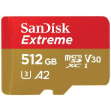 Atmiņas kartes 512Gb MicroSD SanDisk Extreme (SDSQXAV-512G-GN6MN)