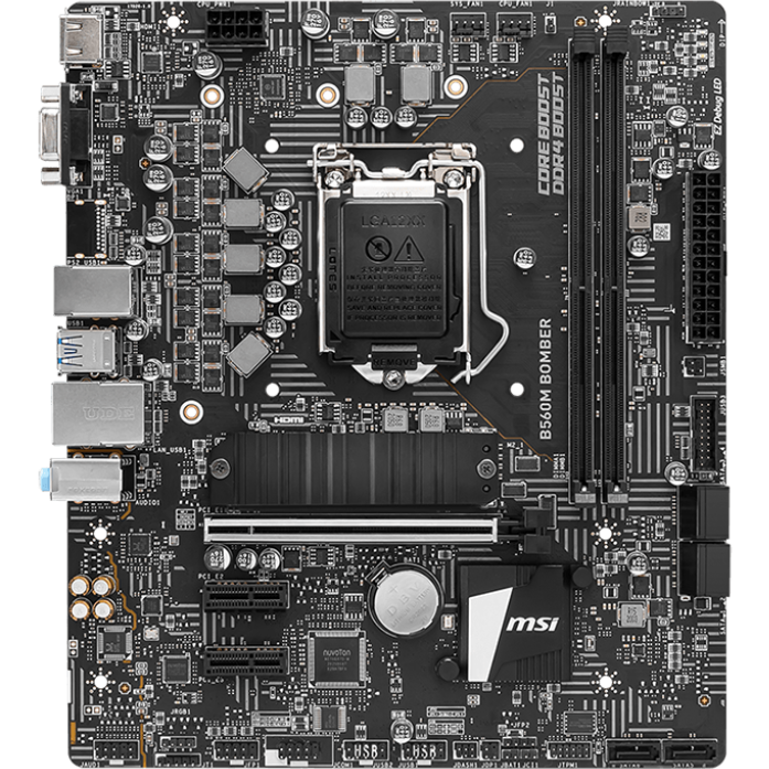 Pamatplate MSI B560M BOMBER
