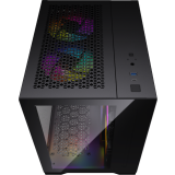 Datoru korpuss Powercase Vision Micro Black (CVBM-L4)