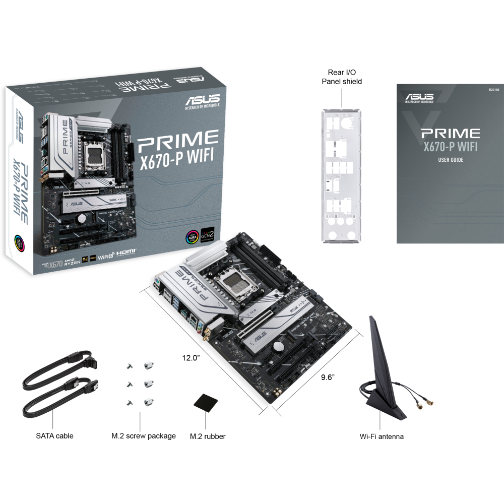 Pamatplate ASUS PRIME X670-P WIFI (PRIME X670-P WIFI) - foto 6