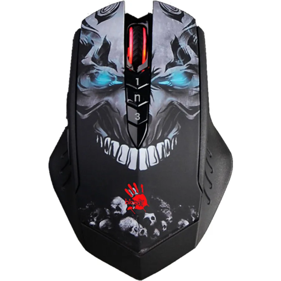 Souris A4Tech Bloody R80 Plus Skull Black