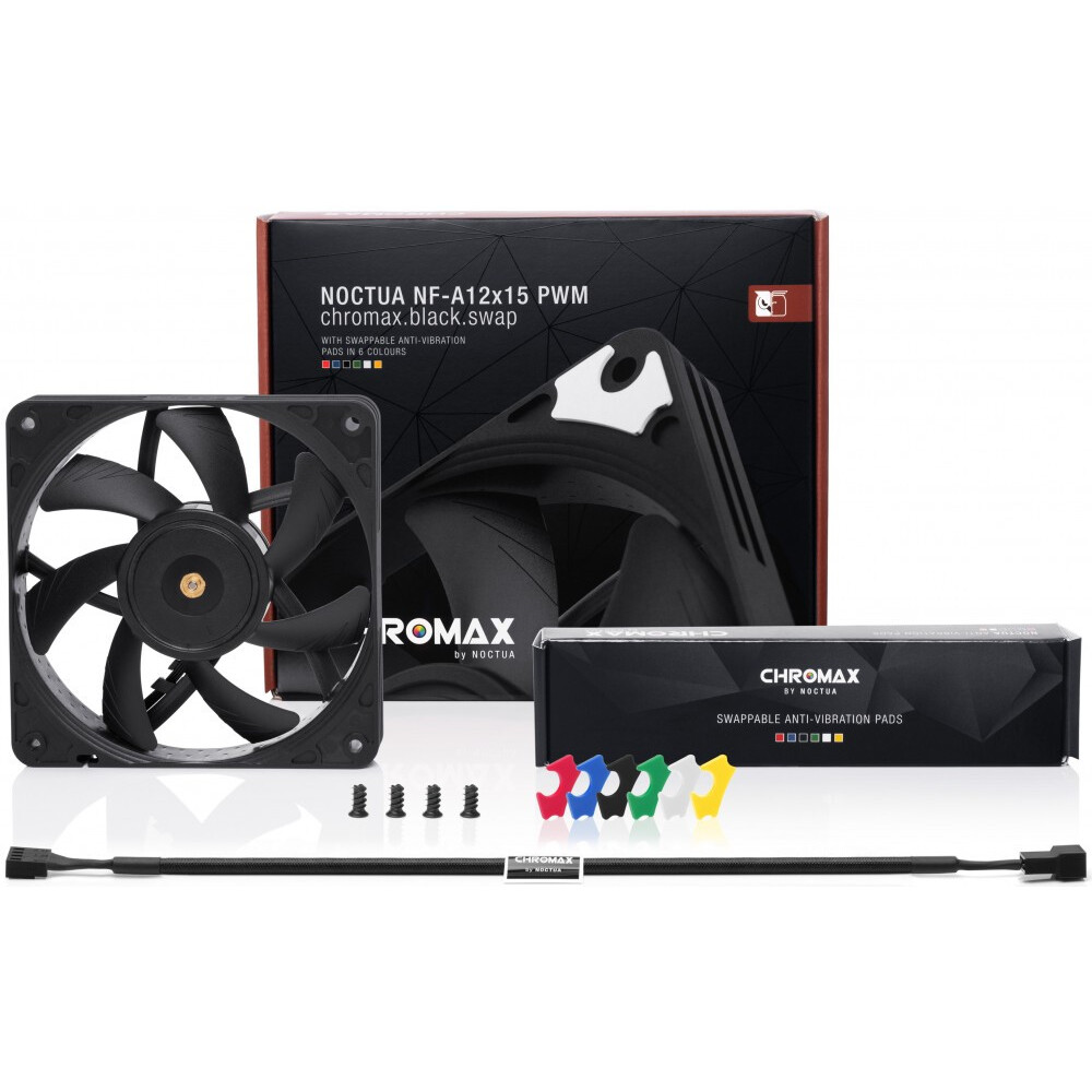Ventilateur de boîtier Noctua NF-A12X15-PWM-CH.BK.S - photo 3