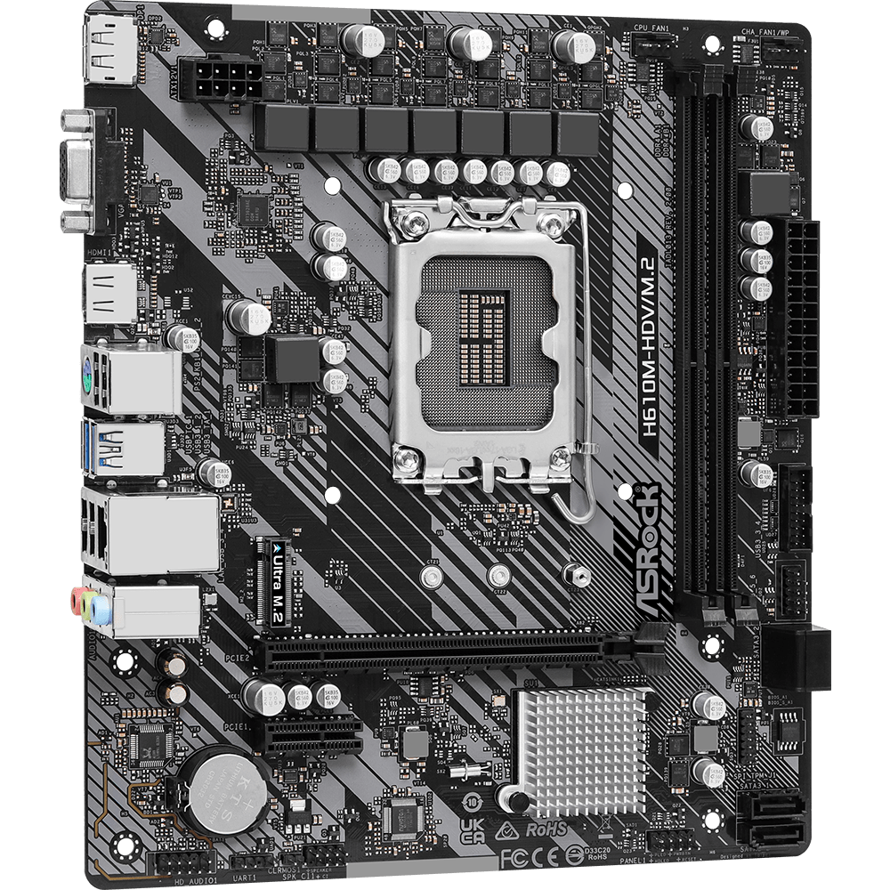 Carte mère ASRock H610M-HDV/M.2 R2.0 - photo 3