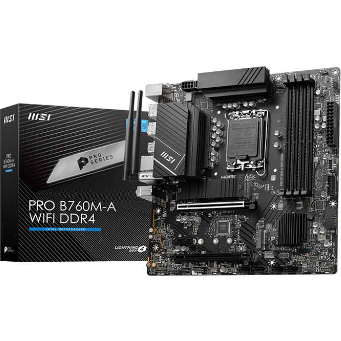 Pamatplate MSI PRO B760M-A WIFI DDR4 - foto 5