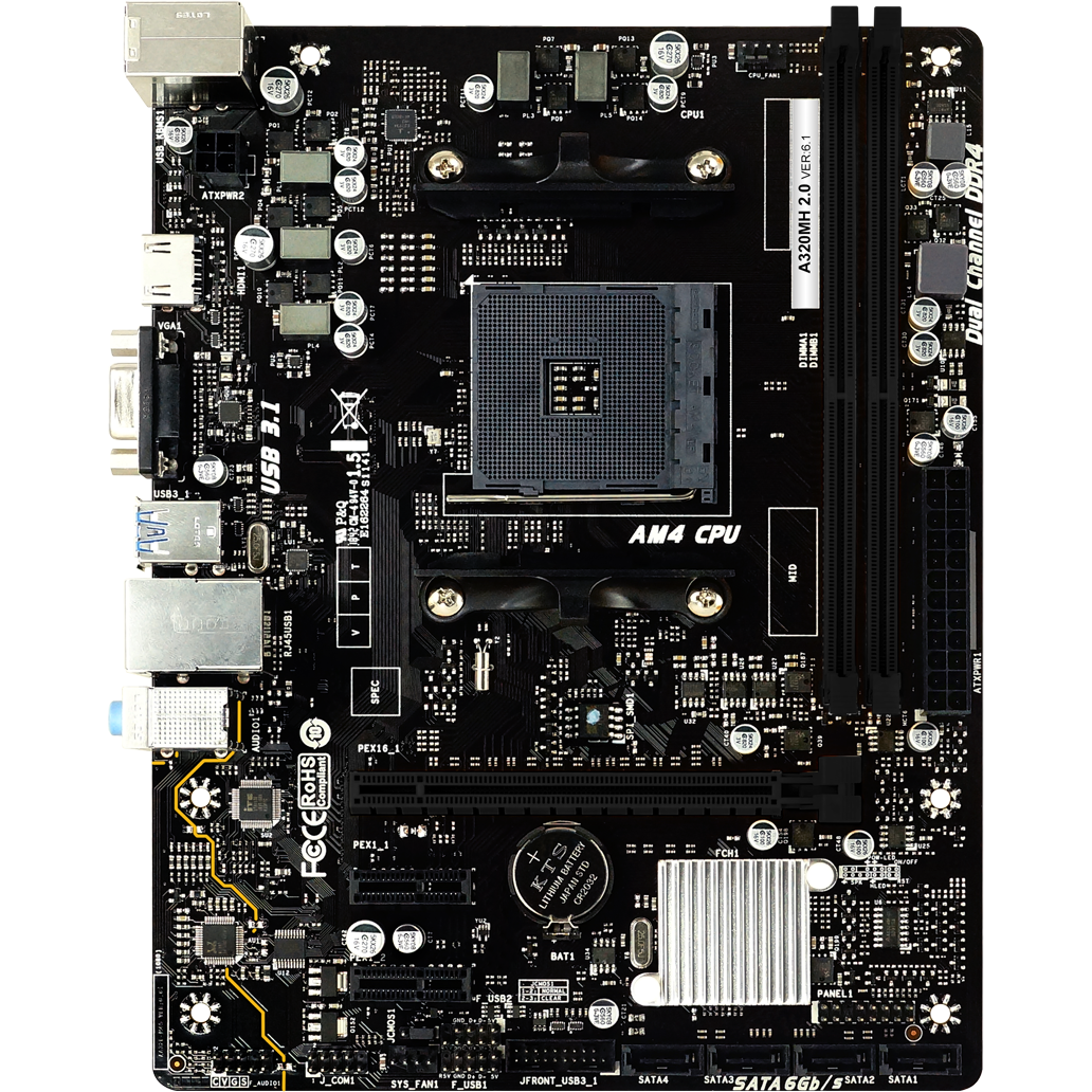 Pamatplate Biostar A320MH 2.0