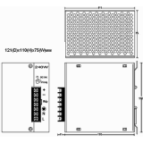 Barošanas bloks NSGate AD1240-48S