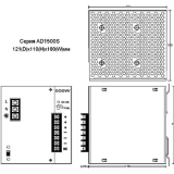 Barošanas bloks NSGate AD1500-24S