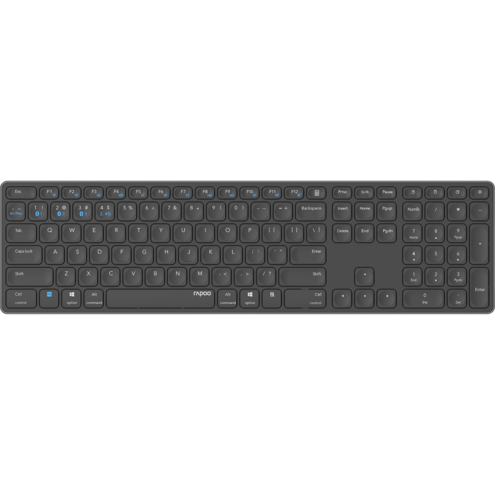 Clavier Rapoo E9800M Dark Grey - 14517