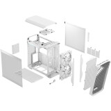 Datoru korpuss Fractal Design Torrent Compact RGB White TG Clear Tint (FD-C-TOR1C-05)