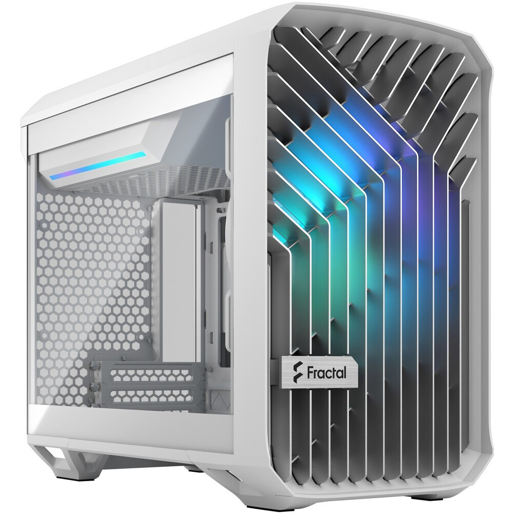 Datoru korpuss Fractal Design Torrent Nano RGB White TG Clear Tint - FD-C-TOR1N-05