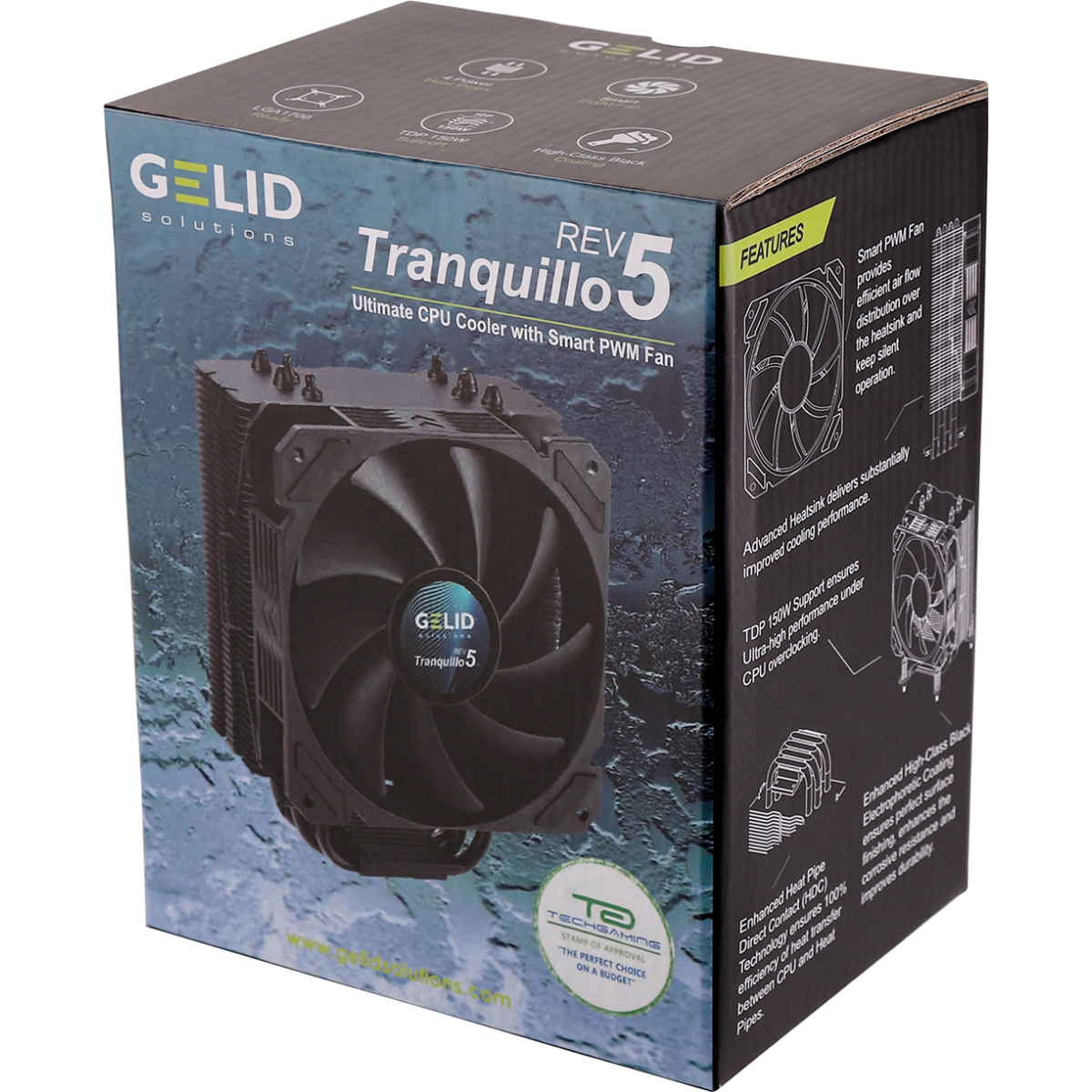 Cooler GELID Tranquillo Rev.5 - CC-TRANQ-05-A - foto 6