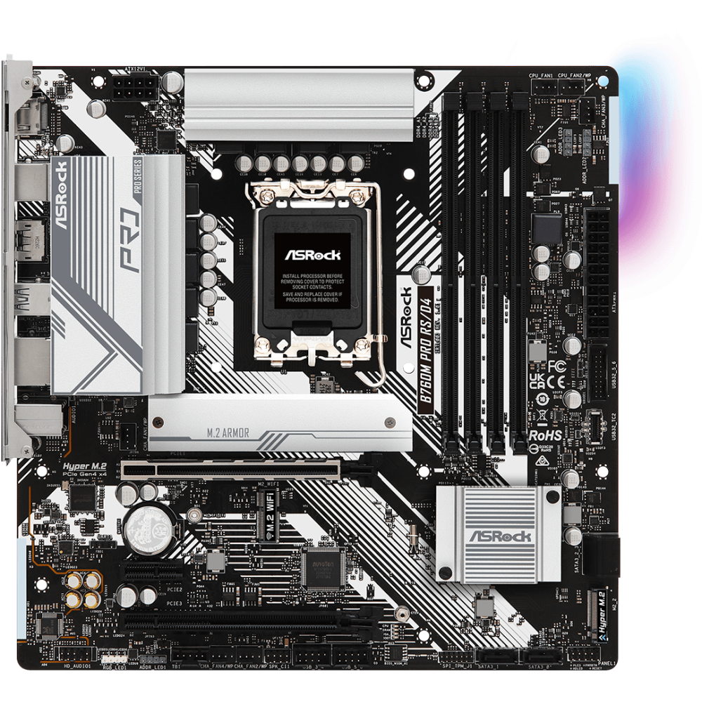 Pamatplate ASRock B760M Pro RS/D4 - B760M PRO RS/D4