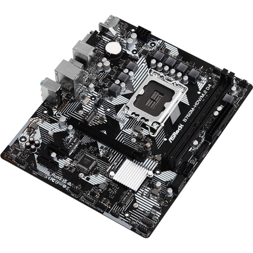 Pamatplate ASRock B760M-HDV/M.2 D4 - foto 2