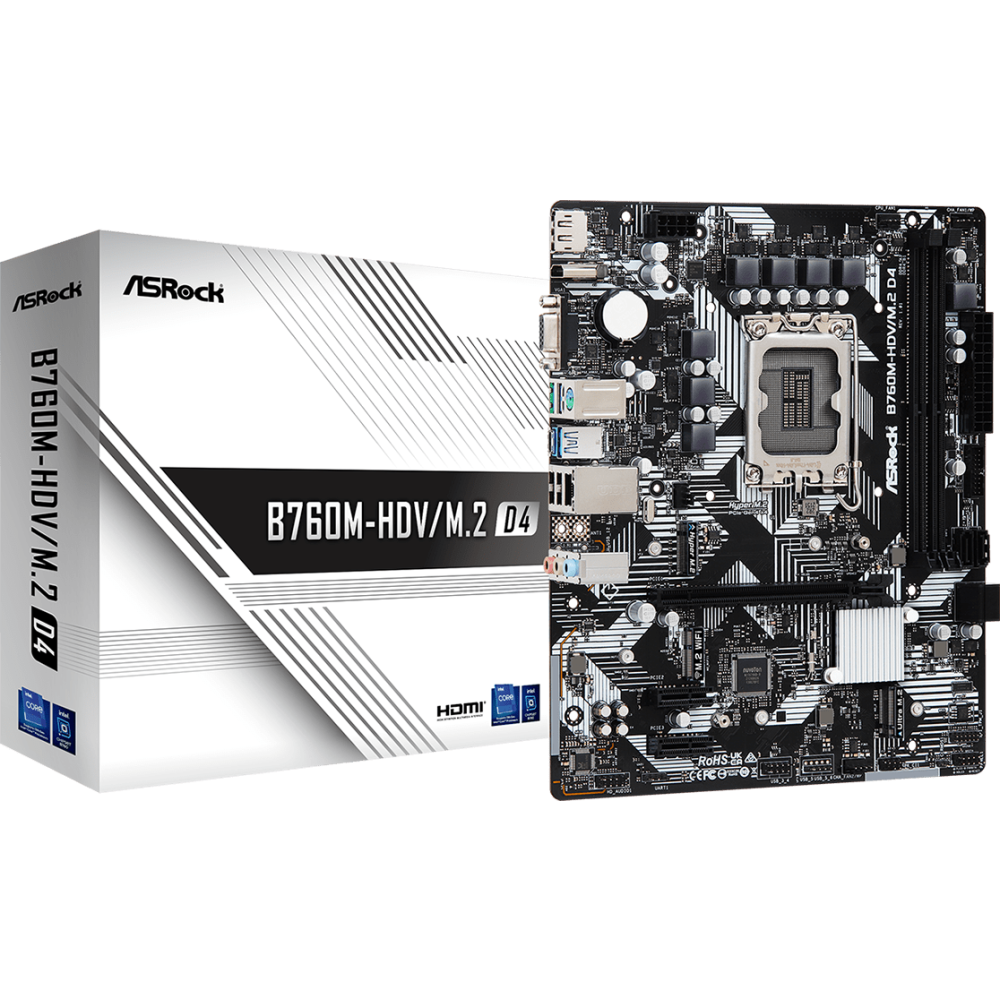 Pamatplate ASRock B760M-HDV/M.2 D4 - foto 5