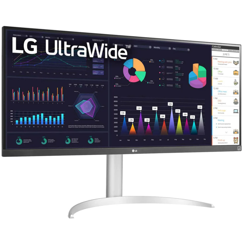 Monitors LG 34" 34WQ65X-W - foto 2