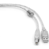 Kabelis USB 2.0 A (M) - B (M), 4.5m, Gembird CCF-USB2-AMBM-TR-15