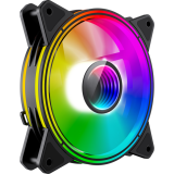 Korpusa dzesētājs GameMax FN-12Rainbow-Q-Infinity
