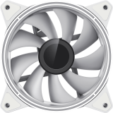 Korpusa dzesētājs GameMax FN-12Rainbow-Q-Infinity White