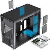 Datoru korpuss GameMax Spark Black