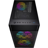 Datoru korpuss Powercase Mistral Micro H3B V2 Black (CMIH3BV2-L3)