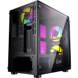 Datoru korpuss Powercase Mistral Micro H3B V2 Black (CMIH3BV2-L3)