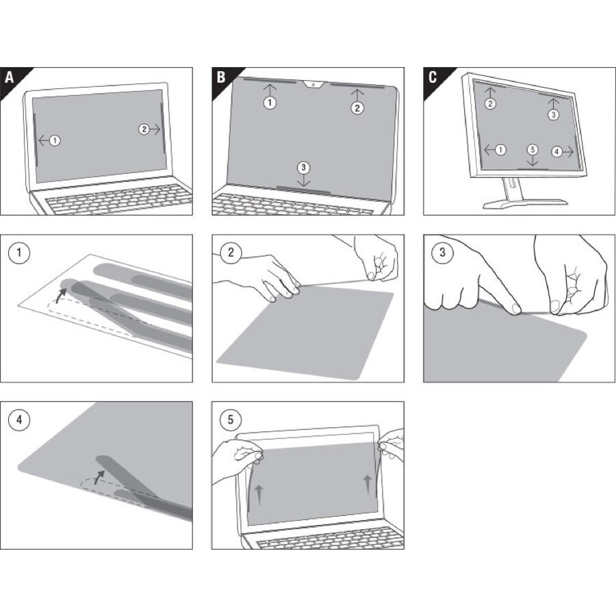 Film de protection de linformation 3M PF140W9B - photo 3