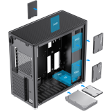 Datoru korpuss GameMax MeshBox Black