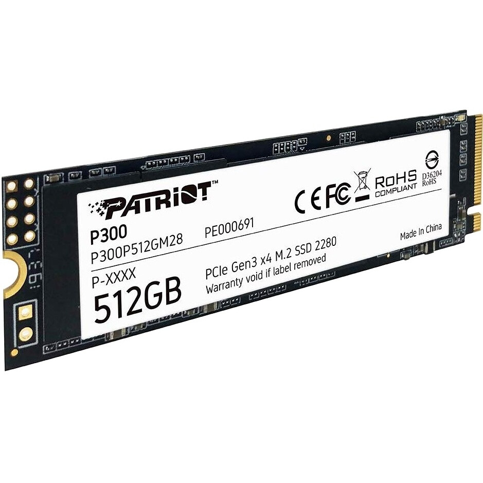 SSD interne 512GB Patriot P300 (P300P512GM28) RTL