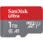 Atmiņas kartes 1Tb MicroSD SanDisk Ultra + SD adapter (SDSQUAC-1T00-GN6MN)