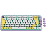 Tastatūra LOGITECH POP Keys Bluetooth Mechanical Keyboard DAYDREAM MINT US (920-010736)