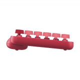 Tastatūra LOGITECH POP Keys Bluetooth Mechanical Keyboard HEARTBREAKER ROSE US (920-010737)