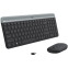 Tastatūra LOGITECH MK470 Slim Wireless Combo GRAPHITE NORDIC - 920-009200